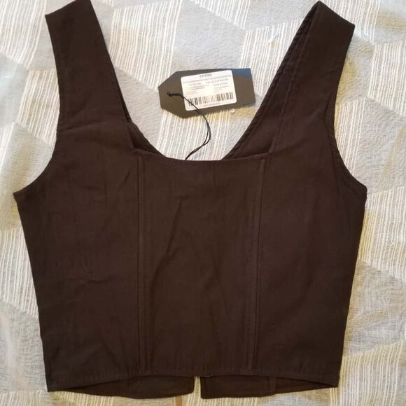 NWT Disturbia Abellona Embroidered Tie Up Corset US Size 4 - Picture 5 of 9